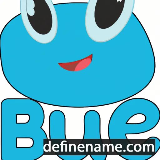 cartoon of the name Bue