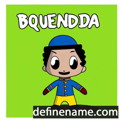 cartoon of the name Buenaventurada