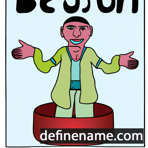 cartoon of the name Bujen