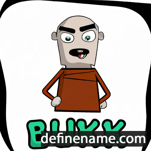 cartoon of the name Buk