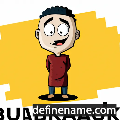 cartoon of the name Bukhari