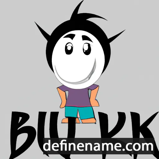 cartoon of the name Bukki