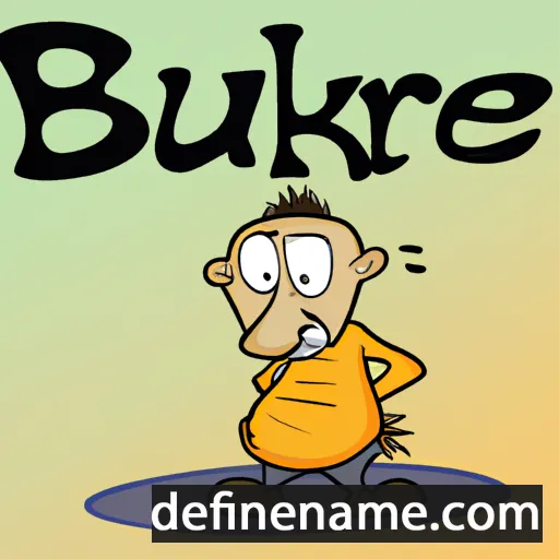 cartoon of the name Bukurije