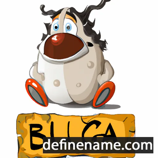 cartoon of the name Bulga