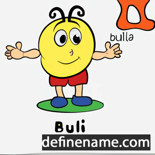 cartoon of the name Bului