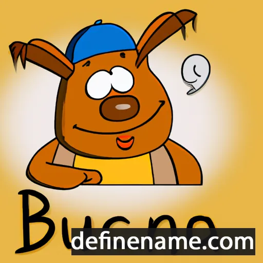 cartoon of the name Bunača