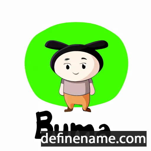 cartoon of the name Bunma