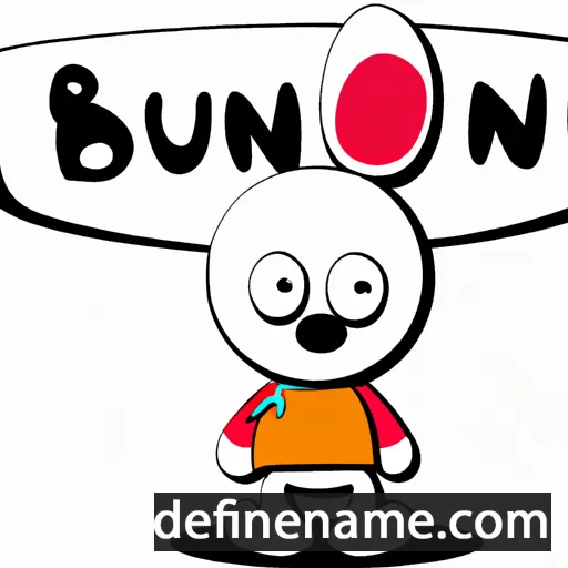 cartoon of the name Bunnou