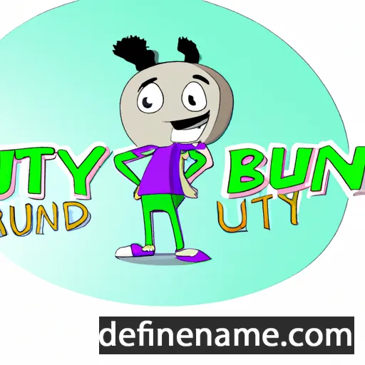 cartoon of the name Bunty