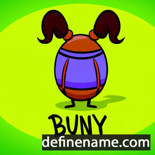 cartoon of the name Bunty