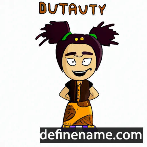 cartoon of the name Bunyarit