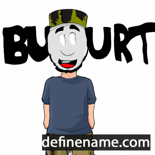 cartoon of the name Burat