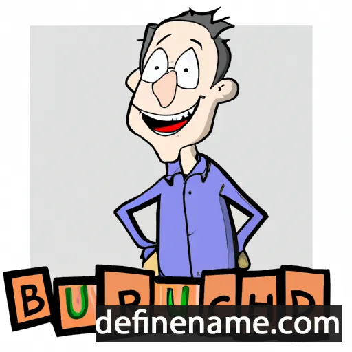 cartoon of the name Burchardt