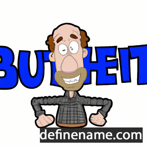 cartoon of the name Burchett