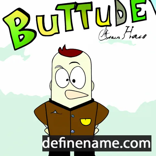 cartoon of the name Burdette