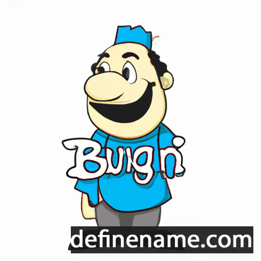 cartoon of the name Burghi