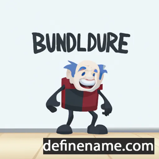 cartoon of the name Burglinde