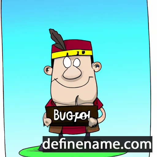 cartoon of the name Burgwin