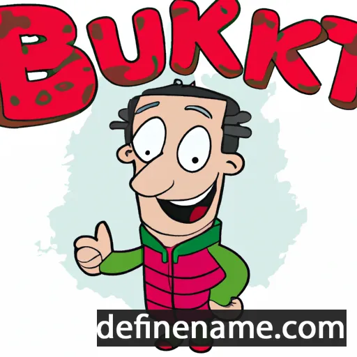 cartoon of the name Burkit