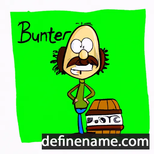 cartoon of the name Burnett