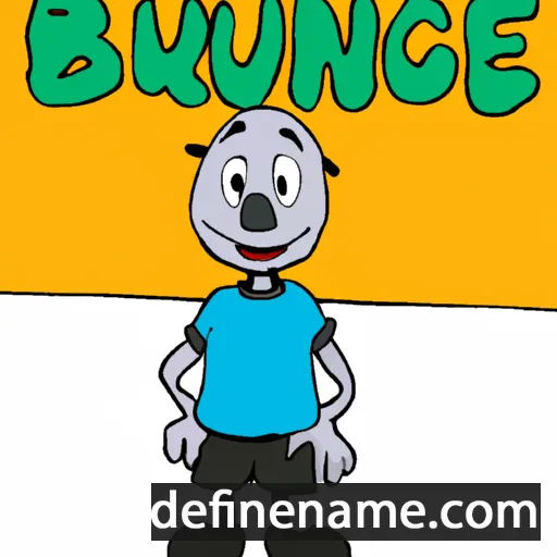 cartoon of the name Burnice