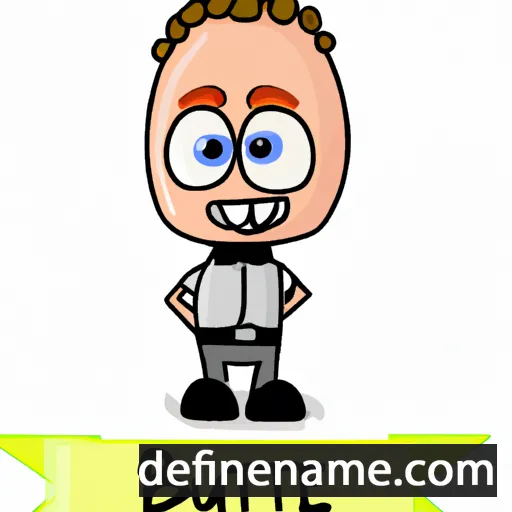 cartoon of the name Burtie