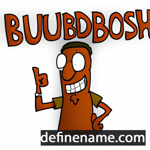 cartoon of the name Bushrod