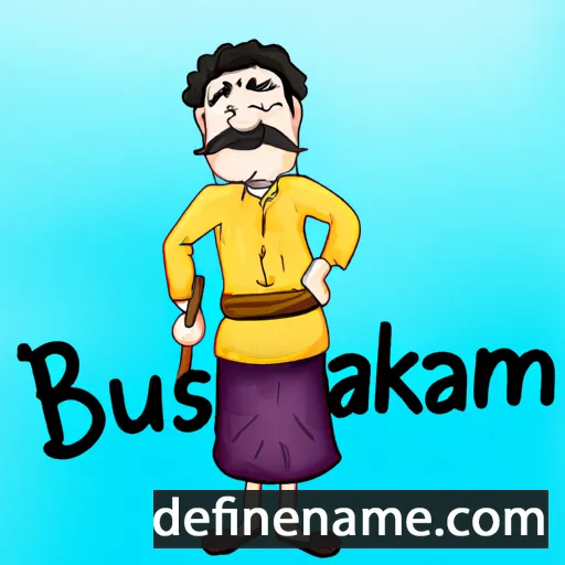 cartoon of the name Bussarakam