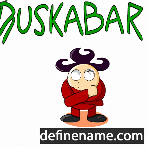 cartoon of the name Butsarakam