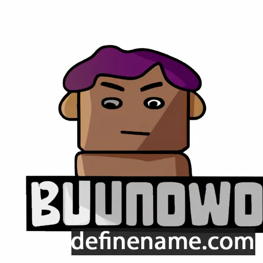 cartoon of the name Buwono