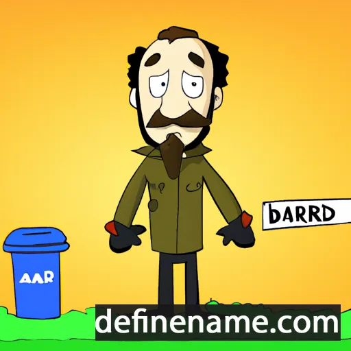 cartoon of the name Byard