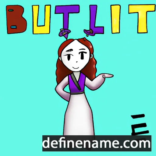 cartoon of the name Byeol-bitna