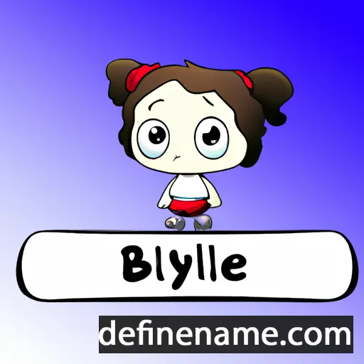 cartoon of the name Byllie