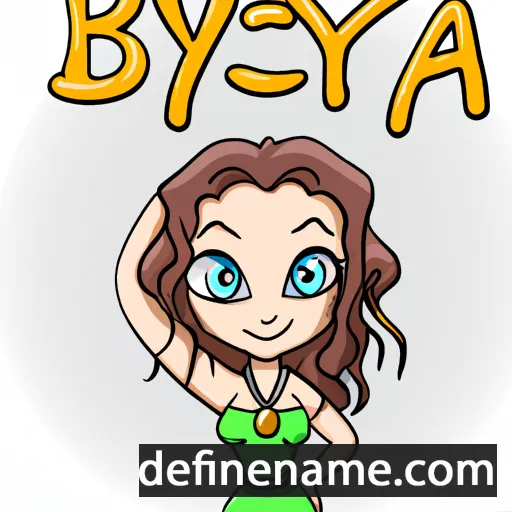 cartoon of the name Byra