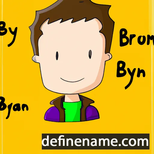 cartoon of the name Byrn