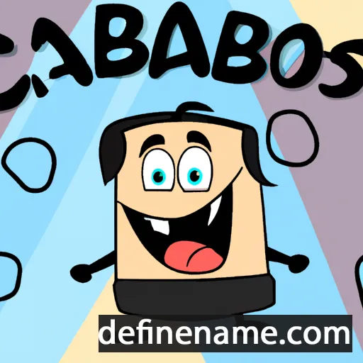 cartoon of the name Çabas