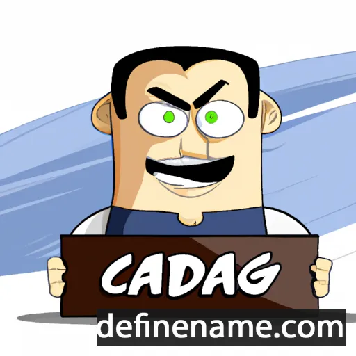 cartoon of the name Çağdaş