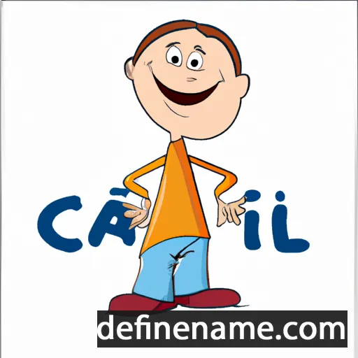 cartoon of the name Çağil