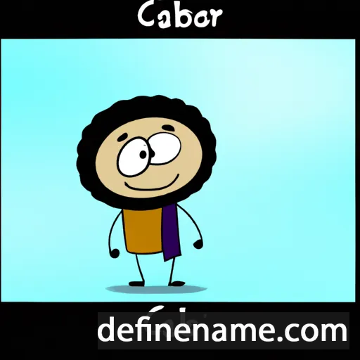 cartoon of the name Cabir