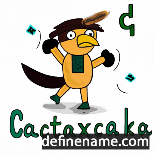 cartoon of the name Cacamacihuatl