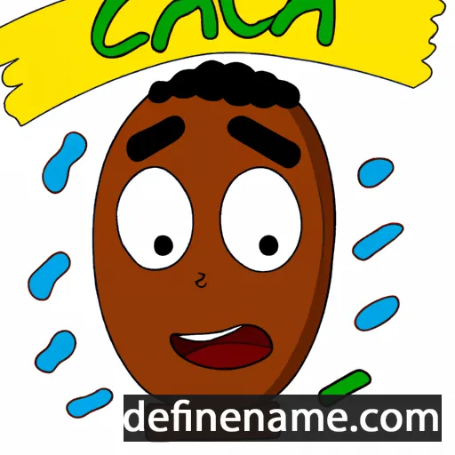 cartoon of the name Cacau