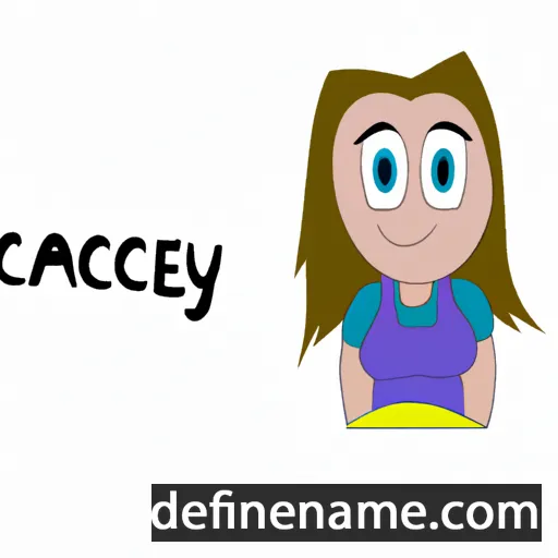 Cacey cartoon