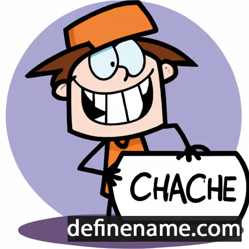 cartoon of the name Cache