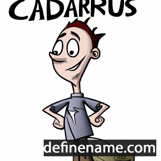 cartoon of the name Cadarius