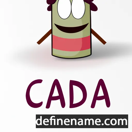 cartoon of the name Cadda