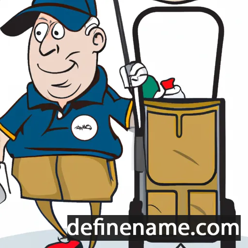 cartoon of the name Caddie