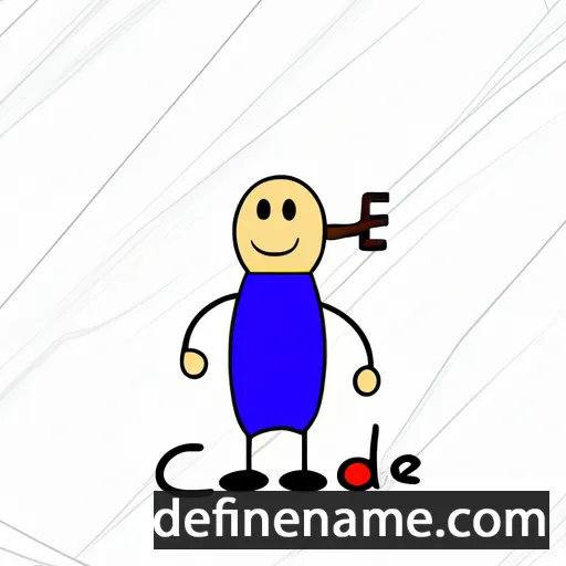 cartoon of the name Cadel