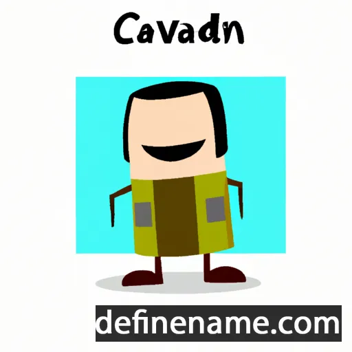 cartoon of the name Cadvan