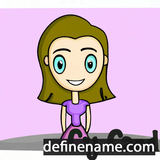 cartoon of the name Cady