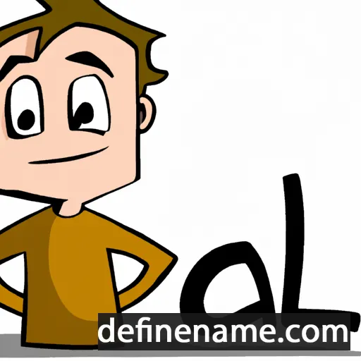 cartoon of the name Cael